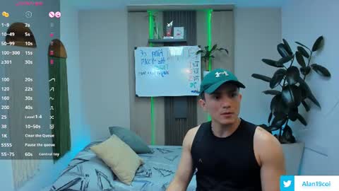 Snapshot of alan_nd_kevin chatting on 06/20/26, 07:05 Alan Kevin can we reach 100 thumbs up please guys online show from 06/20/26, 07:05
