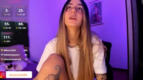 Snapshot of alicewoodville chatting on 12/01/24, 09:59 Alice online show from 12/01/24, 09:59