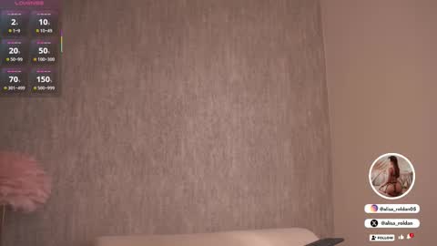 Snapshot of alisa_roldan chatting on 01/19/26, 02:43 online show from 01/19/26, 02:43