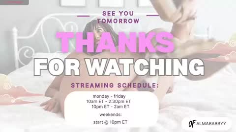 Almababbyy online show from 11/05/25, 06:24