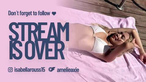 Snapshot of amelieaxie chatting on 01/15/25, 09:45 Isabella online show from 01/15/25, 09:45