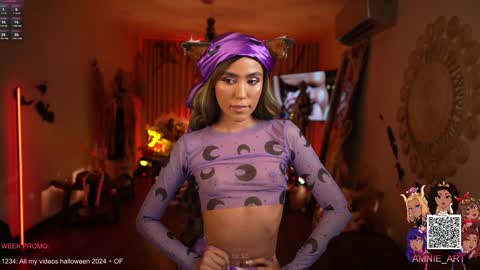 Snapshot of amnie_ chatting on 10/24/25, 10:28 RETURN 30TH 100 explicit on online show from 10/24/25, 10:28