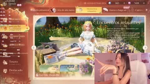 Snapshot of andromeedaa_ chatting on 01/24/25, 06:14 Victoria Senz online show from 01/24/25, 06:14