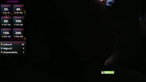 Angelina online show from 12/18/25, 04:57