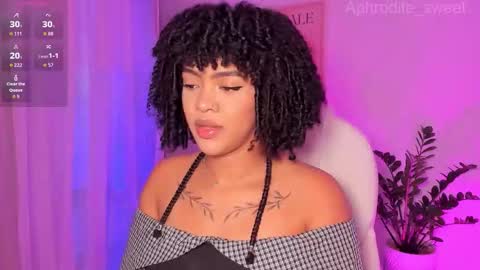 Snapshot of aphrodite_sweet chatting on 11/13/25, 06:40 Karla online show from 11/13/25, 06:40