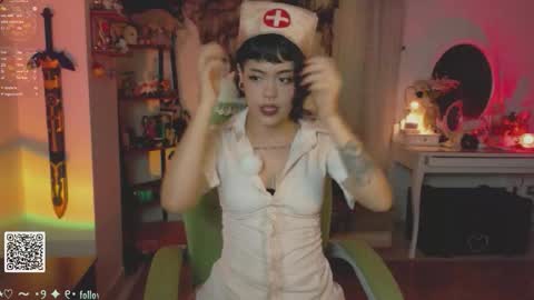 Snapshot of blushing_nymph chatting on 11/01/25, 02:35 Im Nym Justa nymph on twitter and IG online show from 11/01/25, 02:35