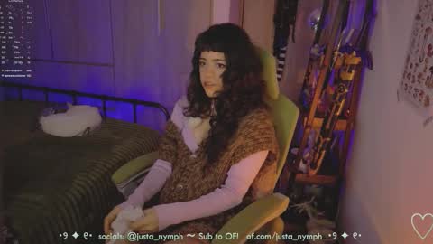   Im Nym  Justa nymph on twitter and IG online show from 03/12/26, 11:55