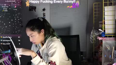 Tokki  bunny  online show from 12/14/24, 02:23