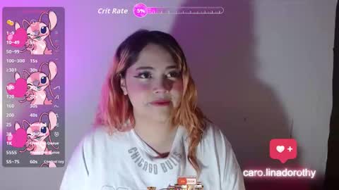 Snapshot of caro_linadorothy chatting on 11/27/25, 08:55 carolina dorothy online show from 11/27/25, 08:55