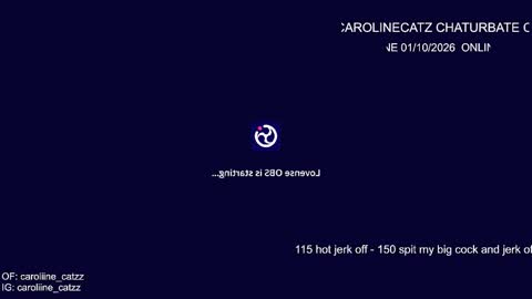 carolinecatz online show from 01/10/26, 08:43