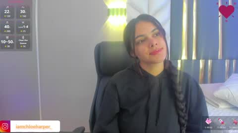 Snapshot of chloeharper_ chatting on 07/13/26, 11:46 Chloe Harper online show from 07/13/26, 11:46