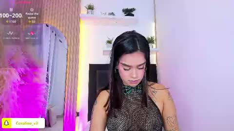 Snapshot of coraline_v chatting on 06/16/26, 12:30 Coraline connected from 10 pm to 6 am Colombia time online show from 06/16/26, 12:30
