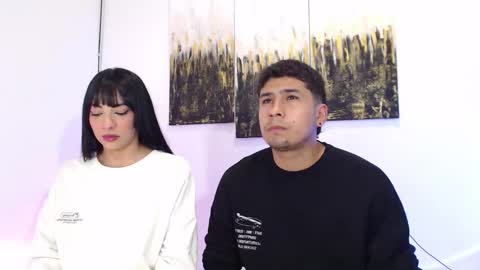 Snapshot of coupsextop chatting on 09/15/25, 04:01 Juli and Liam online show from 09/15/25, 04:01