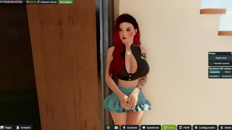 Snapshot of dafne_houston chatting on 05/08/26, 06:57 DAFNE online show from 05/08/26, 06:57