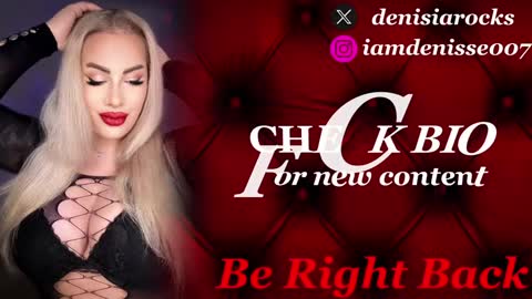 Snapshot of denisiarocks chatting on 12/23/24, 08:14 ---- ---- online show from 12/23/24, 08:14