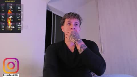 Snapshot of derekolsen_ chatting on 09/19/25, 02:46 Derek IG Derekolsen2024 online show from 09/19/25, 02:46