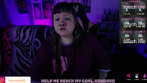 Snapshot of destroyall420 chatting on 05/12/26, 08:55 Lola Bdsm and fries online show from 05/12/26, 08:55