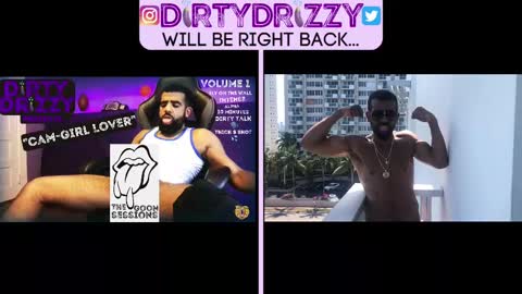 Snapshot of drizzys_room chatting on 10/10/25, 10:25 DirtyDrizzy online show from 10/10/25, 10:25