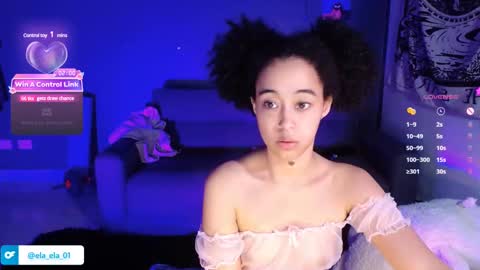 Snapshot of ela_0 chatting on 12/13/24, 02:21 Ela Help me reach 100 thumbs up online show from 12/13/24, 02:21