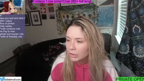 Snapshot of elektraexotic chatting on 02/03/25, 05:56 Elektra online show from 02/03/25, 05:56