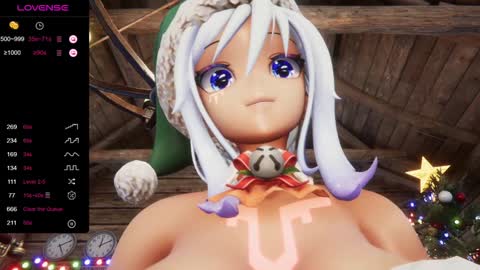 Snapshot of elfielovevt chatting on 12/26/24, 06:12 Elfie Love online show from 12/26/24, 06:12