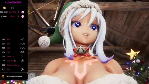 Snapshot of elfielovevt chatting on 12/27/24, 06:10 Elfie Love online show from 12/27/24, 06:10