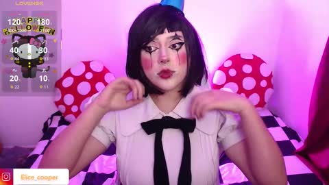 Snapshot of elicecooper chatting on 10/31/25, 05:08 Elice Cooper new account online show from 10/31/25, 05:08