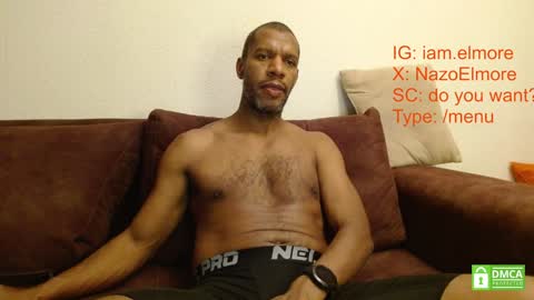 Snapshot of elmorenazogt chatting on 01/07/25, 05:01 My name is Elmore. Please say hello I like to chat with you. If you have requests or dirty talk please use tip online show from 01/07/25, 05:01