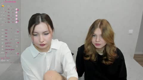 Snapshot of eumomino chatting on 02/26/25, 12:49 Veronica Tiia Lilith left to right online show from 02/26/25, 12:49