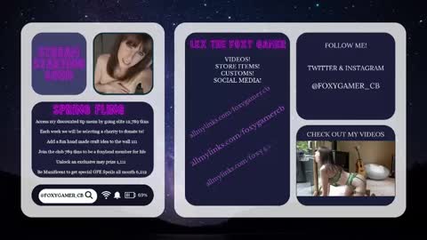 Snapshot of foxy_gamer chatting on 05/06/26, 01:03 Lex Vive foxygamer cb online show from 05/06/26, 01:03