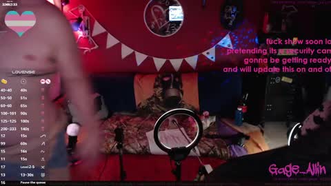 Gage Allin AKA Alpha Pussy online show from 05/17/26, 01:58