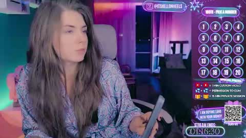 Snapshot of hell_on_heels_ chatting on 06/27/26, 08:47 - show loyalty and subscribe - online show from 06/27/26, 08:47