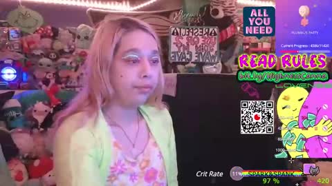 Snapshot of highnesscanna chatting on 01/15/25, 01:12 HiGHNESS CANNA online show from 01/15/25, 01:12