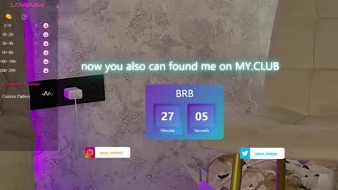 Snapshot of jane_meys chatting on 01/10/25, 08:07 your kitty JANE roawww online show from 01/10/25, 08:07