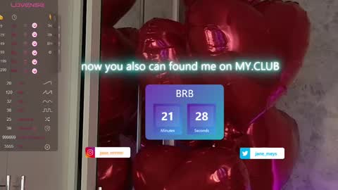 Snapshot of jane_meys chatting on 02/16/25, 08:10 your kitty JANE roawww online show from 02/16/25, 08:10