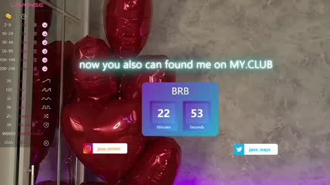 Snapshot of jane_meys chatting on 02/17/25, 08:09 your kitty JANE roawww online show from 02/17/25, 08:09