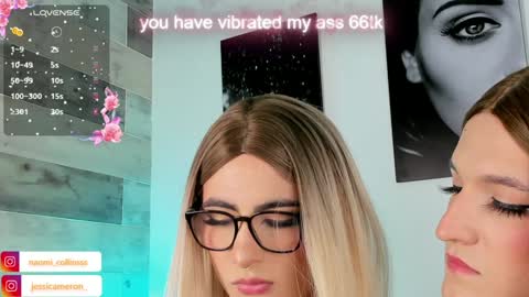 Snapshot of jessicameron chatting on 12/28/24, 01:18 JESSI AND NAOMI online show from 12/28/24, 01:18