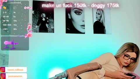 Snapshot of jessicameron chatting on 12/31/24, 11:06 JESSI AND NAOMI online show from 12/31/24, 11:06