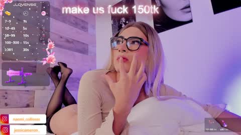 Snapshot of jessicameron chatting on 01/11/25, 11:34 JESSI AND NAOMI online show from 01/11/25, 11:34