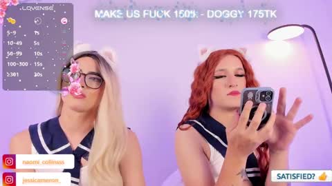 Snapshot of jessicameron chatting on 03/03/25, 04:25 JESSI AND NAOMI online show from 03/03/25, 04:25