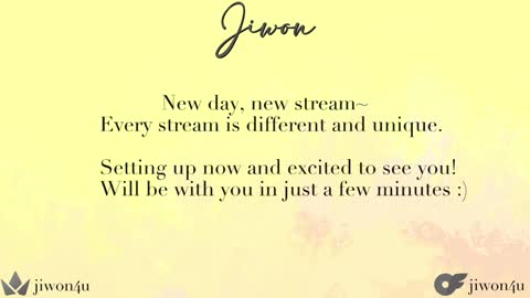 Jiwon online show from 01/14/25, 10:17