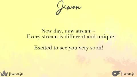 Jiwon online show from 10/11/25, 10:52
