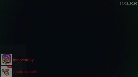 Snapshot of jositarousell chatting on 02/26/26, 11:04 Josita rousell INSTAGRAM majoestupy online show from 02/26/26, 11:04