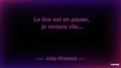 Julia Khaleesii online show from 06/09/26, 06:08