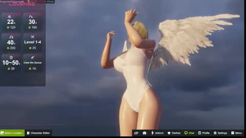 Snapshot of kagome__higurashi chatting on 10/14/25, 06:52 Emily online show from 10/14/25, 06:52