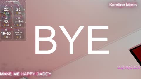 Karoline online show from 01/24/25, 01:13