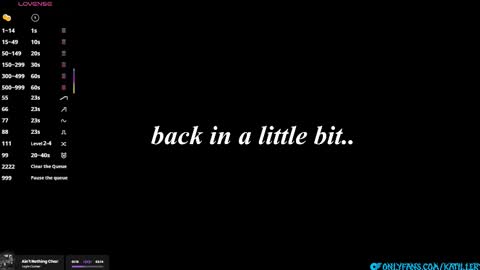 Katie online show from 01/14/26, 04:45