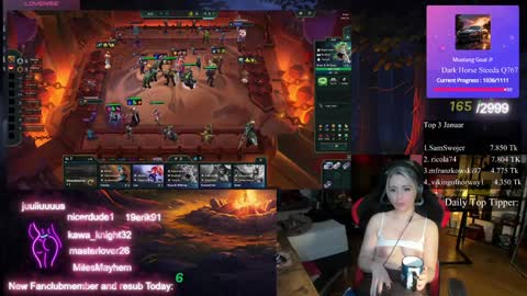 Snapshot of kimilee22 chatting on 01/30/25, 10:19 Wolfs Girl online show from 01/30/25, 10:19