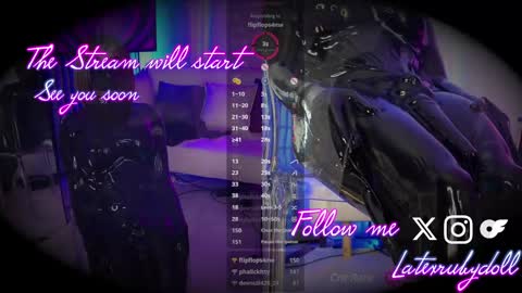 Snapshot of latexrubydoll chatting on 02/22/25, 03:56 Latex Ruby online show from 02/22/25, 03:56