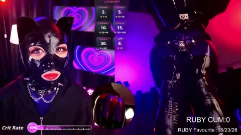 Latex Ruby online show from 03/31/26, 02:35
